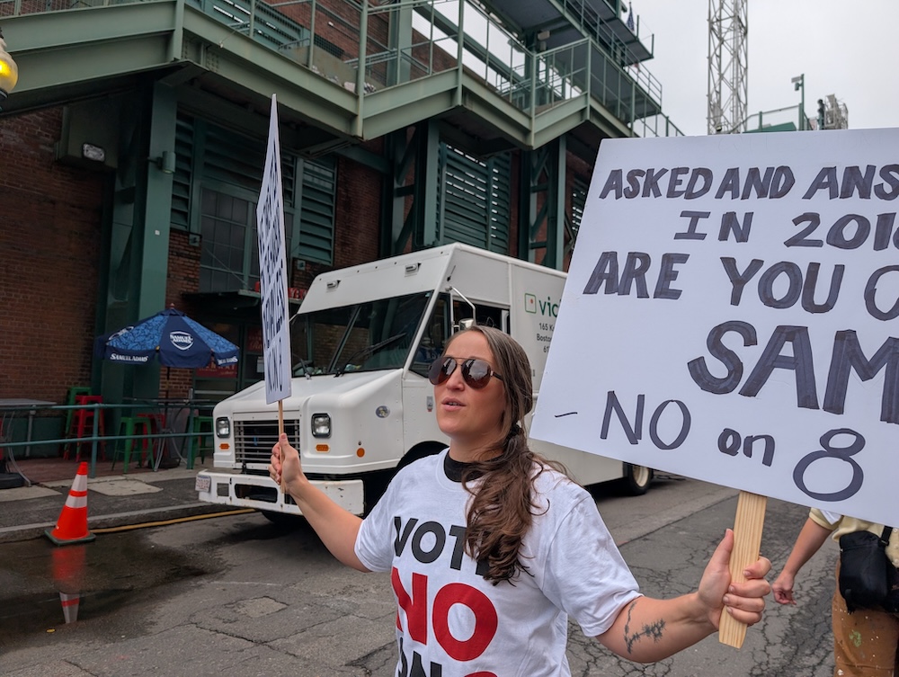Pot Shots: ‘No On 8 Take It To The Streets’ Boston Rally