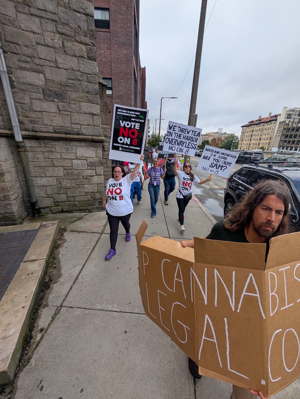 Pot Shots: ‘No On 8 Take It To The Streets’ Boston Rally