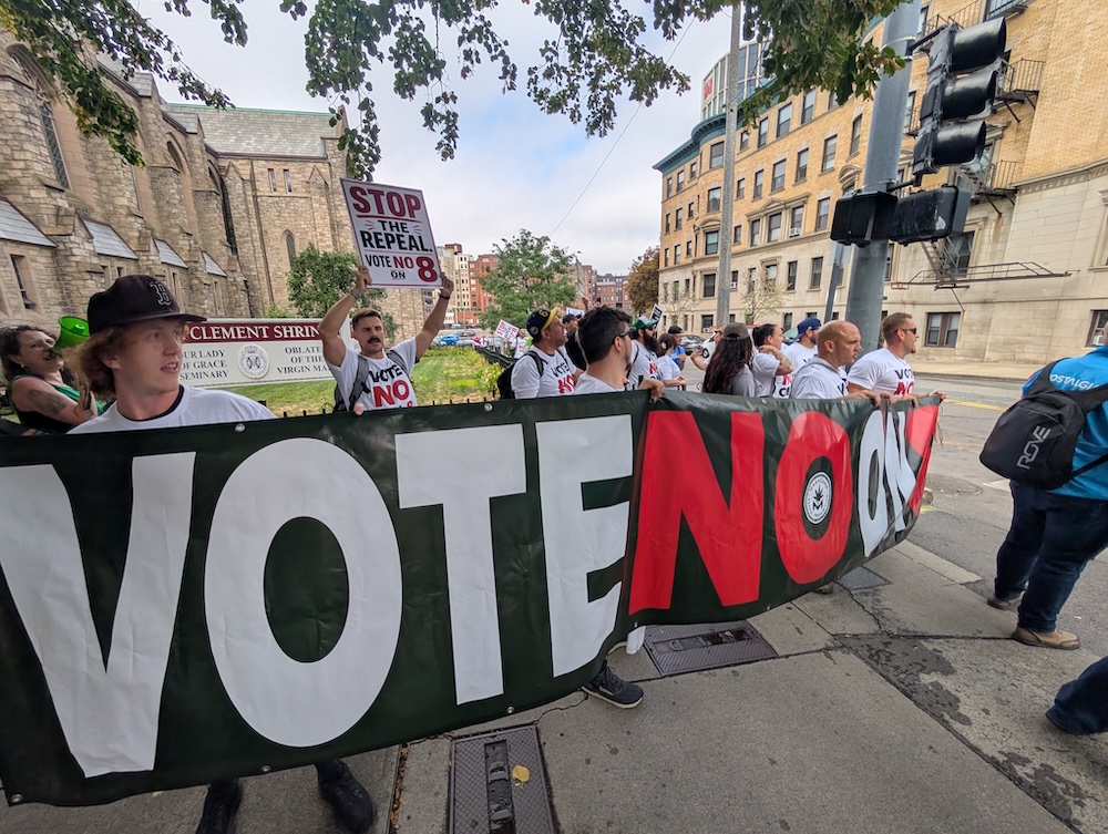 Pot Shots: ‘No On 8 Take It To The Streets’ Boston Rally