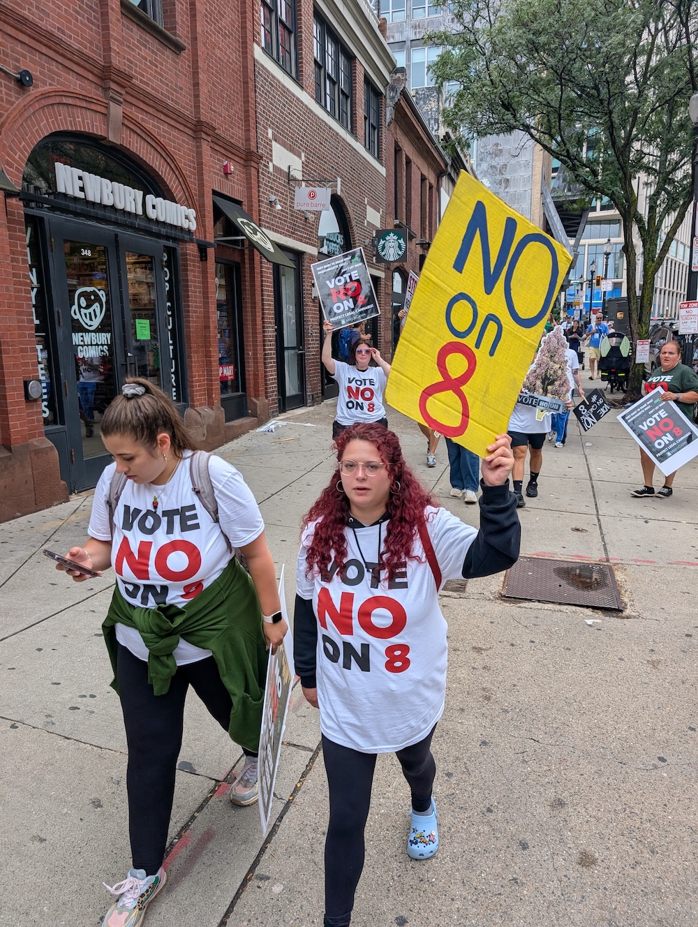 Pot Shots: ‘No On 8 Take It To The Streets’ Boston Rally