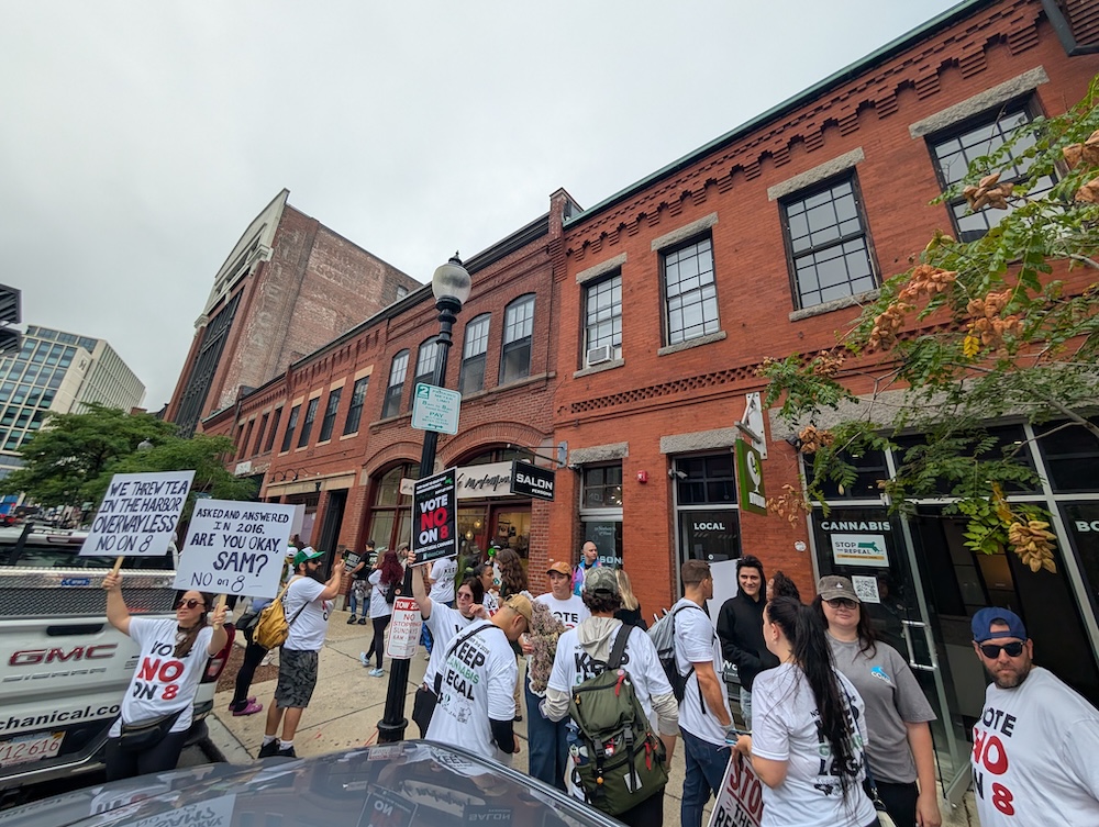 Pot Shots: ‘No On 8 Take It To The Streets’ Boston Rally