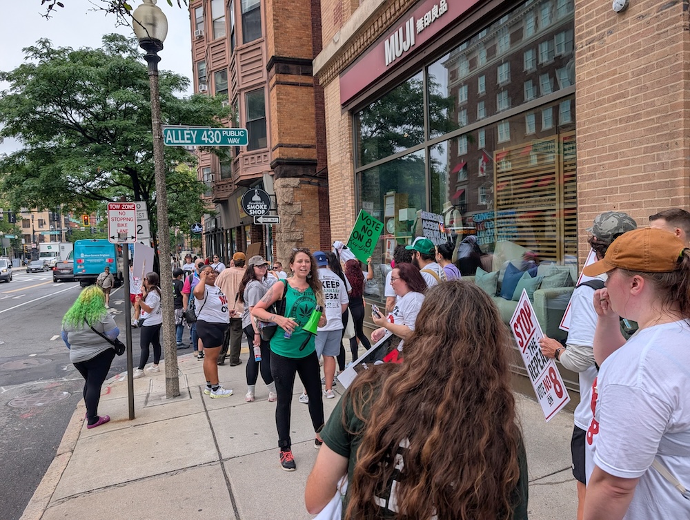 Pot Shots: ‘No On 8 Take It To The Streets’ Boston Rally