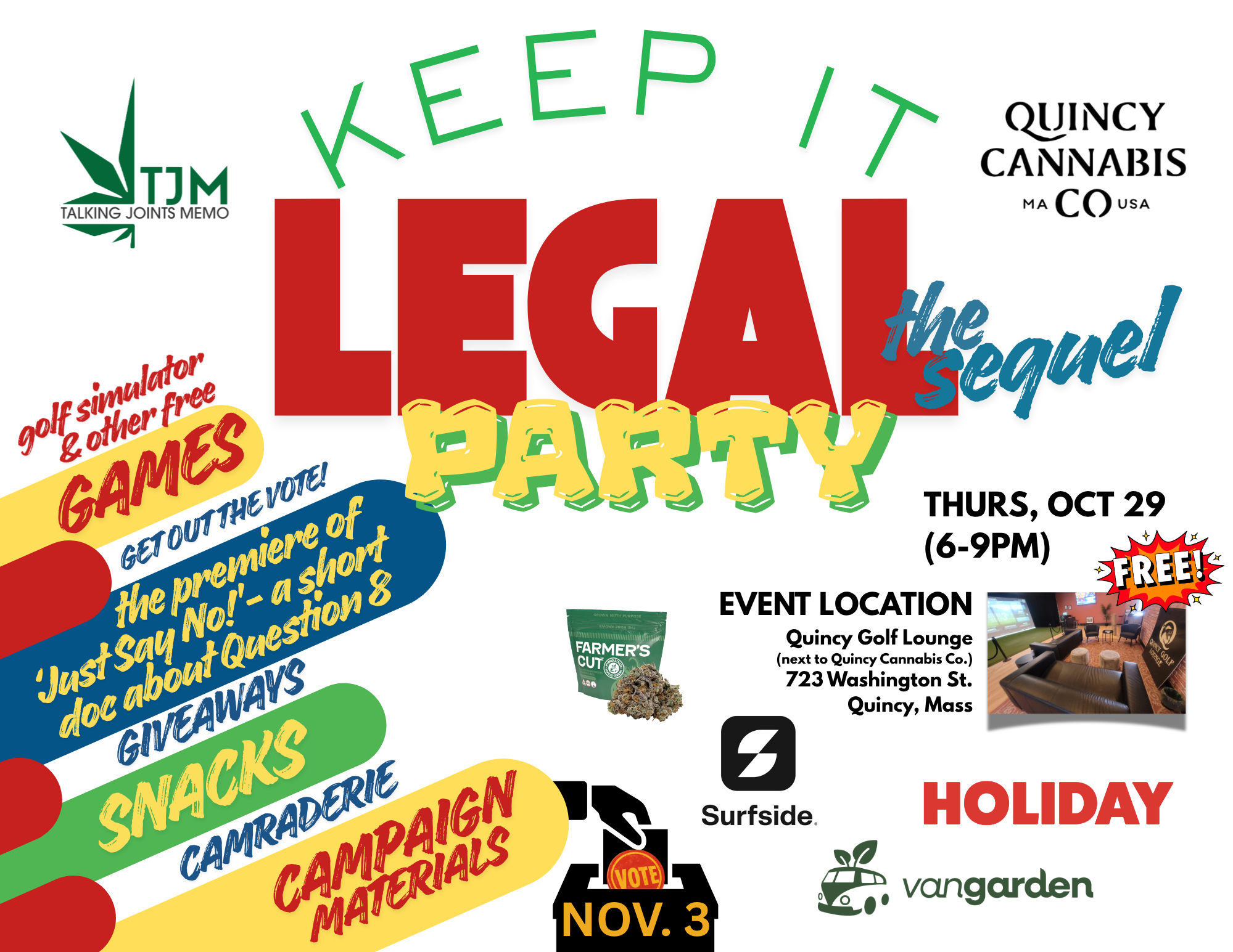 Join Us In Quincy For A Final Get-Out-The-Vote Rally